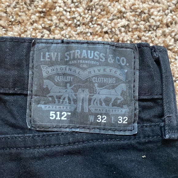Levi’s 512 black jeans 32W 32L - Picture 3 of 3